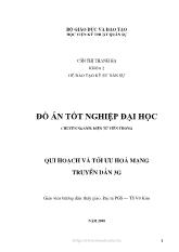 Qui hoạch và tối ưu hoá mạng truyền dẫn 3G