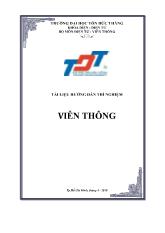 Tài liệu hướng dẫn thí nghiệm: Viễn thông