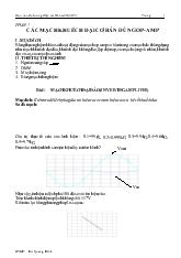 Các mạch khuếch đại cơ bản dùng OP-AMP