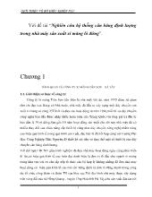 Đề tài Nghiên cứu hệ thống cân băng định lượng trong nhà máy sản xuất xi măng lò đứng