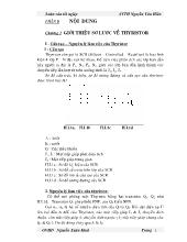 Đề tài Thiết kế và thi công một mô hình mạch kích thyristor trong thiết bị chỉnh lưu có điều khiển