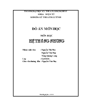 Đồ án Hệ thống bật tắt đèn thông minh dành cho các phòng họp sử dụng thu phát hồng ngoại và vi xử lý