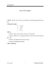 Nghiên cứu, chế tạo bộ chỉnh lưu cho lò nấu thép dùng bán dẫn công suất (P = 15 KW, Udm = 500 V, Id = 30 A)