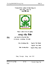 Quy hoạch, cải tạo lưới điện hạ áp xã Văn Môn – Yên Phong – Bắc Ninh