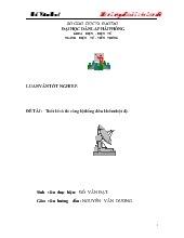 Đề tài Thiết kế và thi công hệ thống điều khiển nhiệt độ