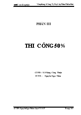 Đồ án Đa thi công chính tại văn phòng 2 công ty xây lắp Thừa Thiên Huế