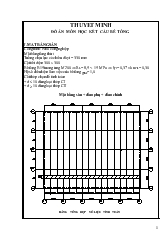 Đồ án Môn học kết cấu bê tông