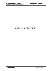 Đồ án Thiết kế ký túc xá trường đại học Tôn Đức Thắng