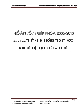 Thiết kế hệ thống thoát nước và xử lý nước thải khu đô thị Thạch Phúc - Hà Nội