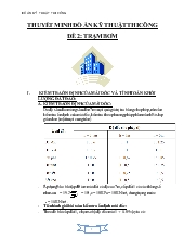 Tổ chức thi công - Thi công trạm bơm