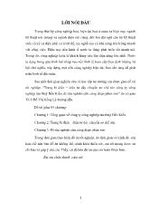 Trang bị điện - Điện tử dây chuyền sơ chế tôn công ty công nghiệp tàu thuỷ Bến Kiền, đi sâu nghiên cứu công đoạn phun sơn