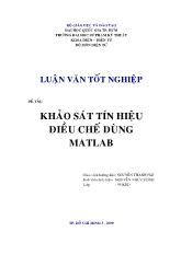 Đề tài Khảo sát tín hiệu điều chế dùng