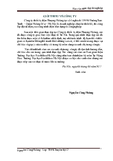 Đề tài Tìm hiểu về công việc của một kỹ sư trong việc thí nghiệm các thiết bị điện trong Tủ bù