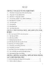 Phân tích trang bị điện, điện tử, thiết lập quy trình bảo dưỡng sửa chữa dây chuyền công nghệ máy ép phun sản xuất phụ kiện nhà máy nhựa Thiếu Niên Tiền Phong