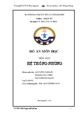 Thiết kế và xây dựng hệ thống điều khiển đèn giao thông
