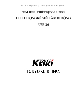 Tìm hiểu thiết bị đo lường: Lưu lượng kế siêu âm di đông UFP-20