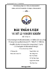 Viết chương trình điều khiển dãy LED đơn nối vào cổng P2 sáng liên tục đuổi nhau từ P3.7 đến P3.0. Mỗi lần thay đổi thì duy trì trạng thái trong vòng 1,5 giây: LED sáng khi bit điều khiển bằng 1