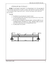 4 bài tập lớn sức bền vật liệu