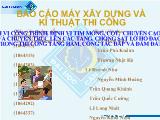 Đề tài Định vị công trình, định vị tim móng, cột, chuyển cao độ và chuyển trục lên các tầng, chống sạt lở hố đào trong thi công tầng hầm, công tác đắp và đầm đất