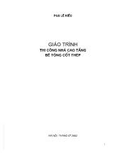 Giáo trình: Thi công nhà cao tầng bê tông cốt thép