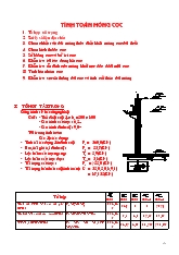 Tính toán móng cọc