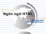 Thiết kế web với HTML