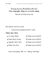 Bài tập lớn môn xử lý ảnh: Extract face sequences from video