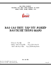 Báo cáo Thực tập tốt nghiệp bảo trì hệ thống mạng