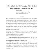 Báo cáo Xây dựng chương trình mô phỏng quy trình lập thuế giá trị gia tăng theo phương pháp khấu trừ