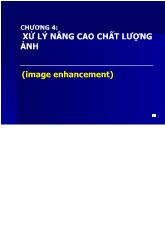 Chương 4: Xử lý nâng cao chất lượng ảnh