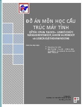 Đề tài Cpu & tạo CD – Usb có chức năng hiren’s boot, ghost auto boot và USB cài đặt hđh windows