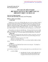 Đề tài Hệ thống quản lý bưu điện tại các điểm bưu điện - Văn hoá xã