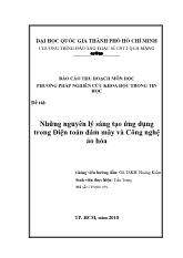 Đề tài Nguyên lý sáng tạo ứng dụng trong điện toán đám mây và công nghệ ảo hóa