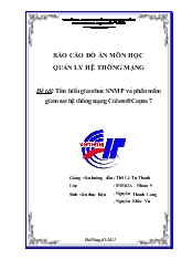 Đề tài Tìm hiểu giao thức SNMP và phần mềm giám sát hệ thống mạng Colasoft Capsa 7