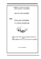 Đề tài Tổng đài asterisk và công nghệ voip