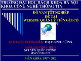 Đề tài Website quản lý tiền gửi có kỳ hạn