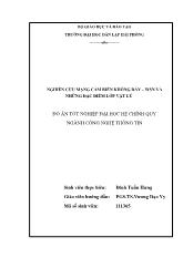 Đồ án Mạng cảm biến không dây - WSNs, đặc điểm lớp vật lý