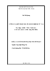 Khóa luận Công cụ hỗ trợ chuẩn đáo bệnh từ xa