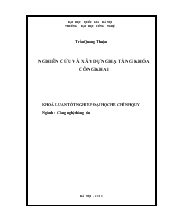 Khóa luận Hạ tầng khóa công khai (PKI), vấn đề cấp phát chứng thực số và ứng dụng trong thương mại điện tử