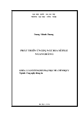 Khóa luận Phát triển ứng dụng chia sẻ File ngang hàng