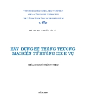 Khóa luận Xây dựng hệ thống thương mại điện tử hướng dịch vụ