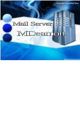 Mạng máy tính_Mail Server_MDeamon