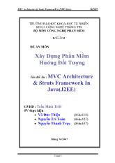 MVC Architecture và Struts Framework In Java(J2EE)