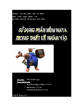 Sử dụng phần mềm MAYA trong thiết kế nhân vật