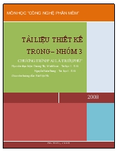 Tài liệu thiết kế trong – Nhóm 3 chương trình “Ai là triêụ phú”