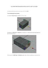 Tạo phi thuyền bằng Polygon và áp vật liệu