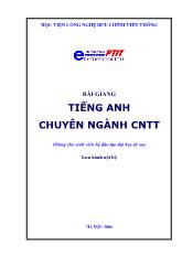 Tiếng Anh chuyên ngành công nghệ thông tin - Lý thuyết
