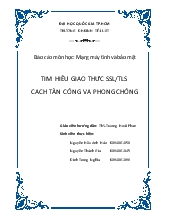 Tìm hiểu giao thức SSL/TLS cách tấn công và phòng chống