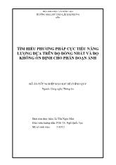 Tìm hiểu phương pháp cực tiểu năng lượng dựa trên độ đồng nhất và độ không ổn định cho phân đoạn ảnh