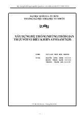 Xây dựng hệ thống nhúng thời gian thực với vi điều khiển at91sam7s256